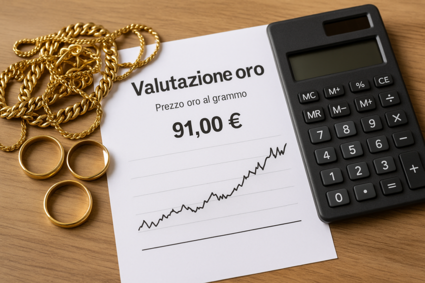 valutazione oro usato